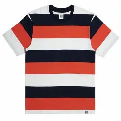 BLOCK PIQUE SS T SHIRT Red