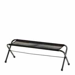 MESH FOLDING BENCH Black