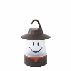 SMILE LED LANTERN Woody Brown