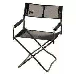 MESH FOLDING CHAIR Black
