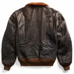 SHEARLING LEATHER JACKET Black / Brown 7 SHEARLING LEATHER JACKET Black / Brown -clothing Shop 24111 3 1800x1800