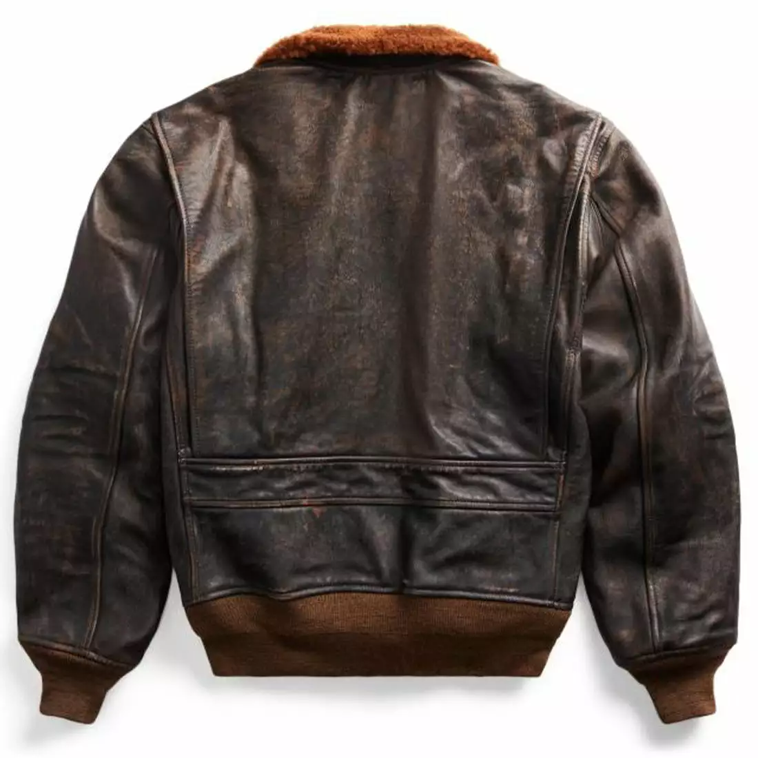 SHEARLING LEATHER JACKET Black / Brown 3 SHEARLING LEATHER JACKET Black / Brown - Image 3