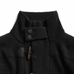 WOOL TOGGLE JUMPER JACKET Black -clothing Shop 24122 3 1800x1800
