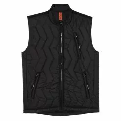 SI QUILTED GILET Black