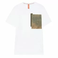 DAPPLE OFF-CUT TEE White