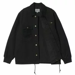 MEDLEY JACKET Black Garment Dyed