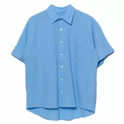 ROQUE SHIRT Sky Blue Seersucker