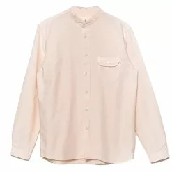 VIEIRA COLLARLESS SHIRT Pastel Rose
