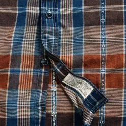 KINGS PRINT S/S SHIRT Indigo -clothing Shop 25855 4 1800x1800