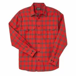 LIGHTWEIGHT ALASKAN GUIDE SHIRT Red Char Plaid