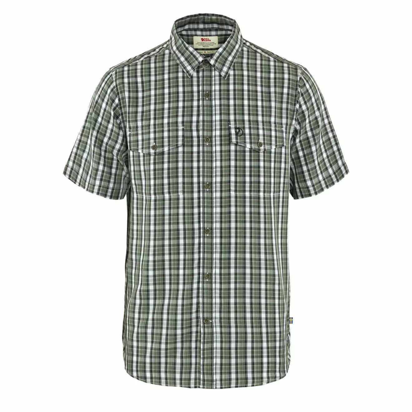 ABISKO COOL SHIRT Patina Green / Dark Navy 1 ABISKO COOL SHIRT Patina Green / Dark Navy