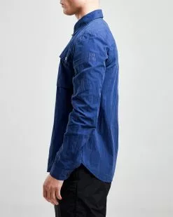 TWIN POCKET SHIRT Navy 6 TWIN POCKET SHIRT Navy -clothing Shop LH34000 SS NAVY 02 1800x1800