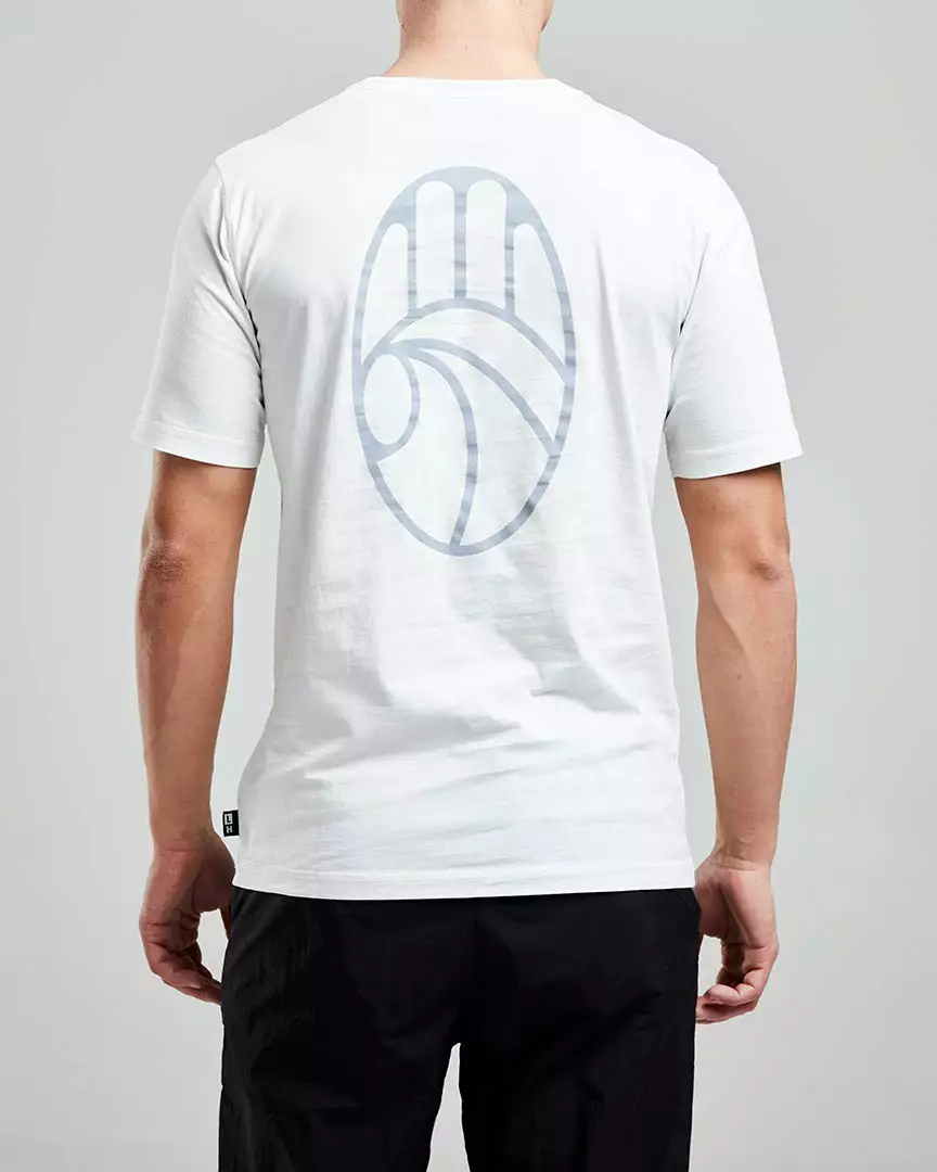 HAND TEE White 4 HAND TEE White - Image 4