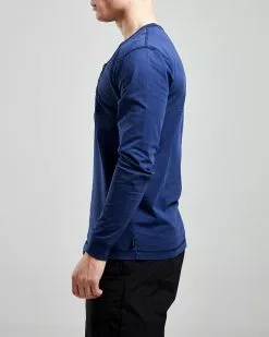 L/S PATCH POCKET TEE Navy -clothing Shop LH43001 SS NAVY 02 1800x1800