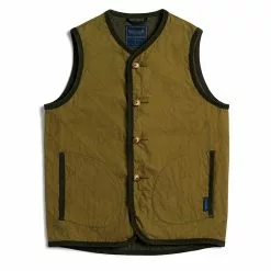 UNWADDED GILET Army
