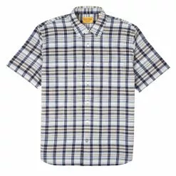 NO.114 LAX S/S SHIRT Light Blue / Navy