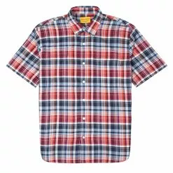 NO.114 LAX S/S SHIRT Red / Blue