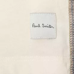 COTTON CREW NECK T-SHIRT Off White -clothing Shop Paul Smith Cotton Crew Neck T Shirt Off White 3 1800x1800