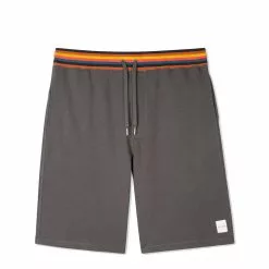 JERSEY COTTON LOUNGE SHORTS Slate