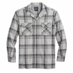 BOARD SHIRT Grey Mix Plaid