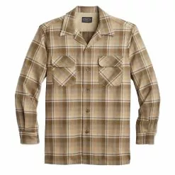 BOARD SHIRT OLIVE / TAN PLAID Olive / Tan Plaid