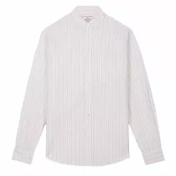 MAO SUAVE SHIRT White / Grey Stripe