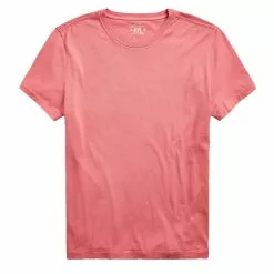 GARMENT-DYED CREWNECK T-SHIRT Red