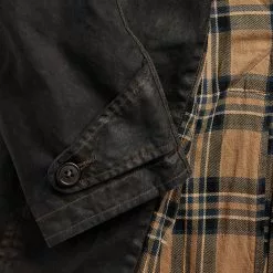 WAXED COTTON COAT Vintage Black -clothing Shop RRL by Ralph Lauren Waxed Cotton Coat Vintage Black 25168 4 1800x1800