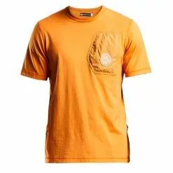 GLOBE POCKET TEE Light Orange