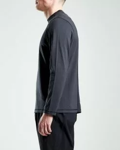 L/S SLOGAN TEE Black -clothing Shop ST43001 SS BLK 036 1800x1800