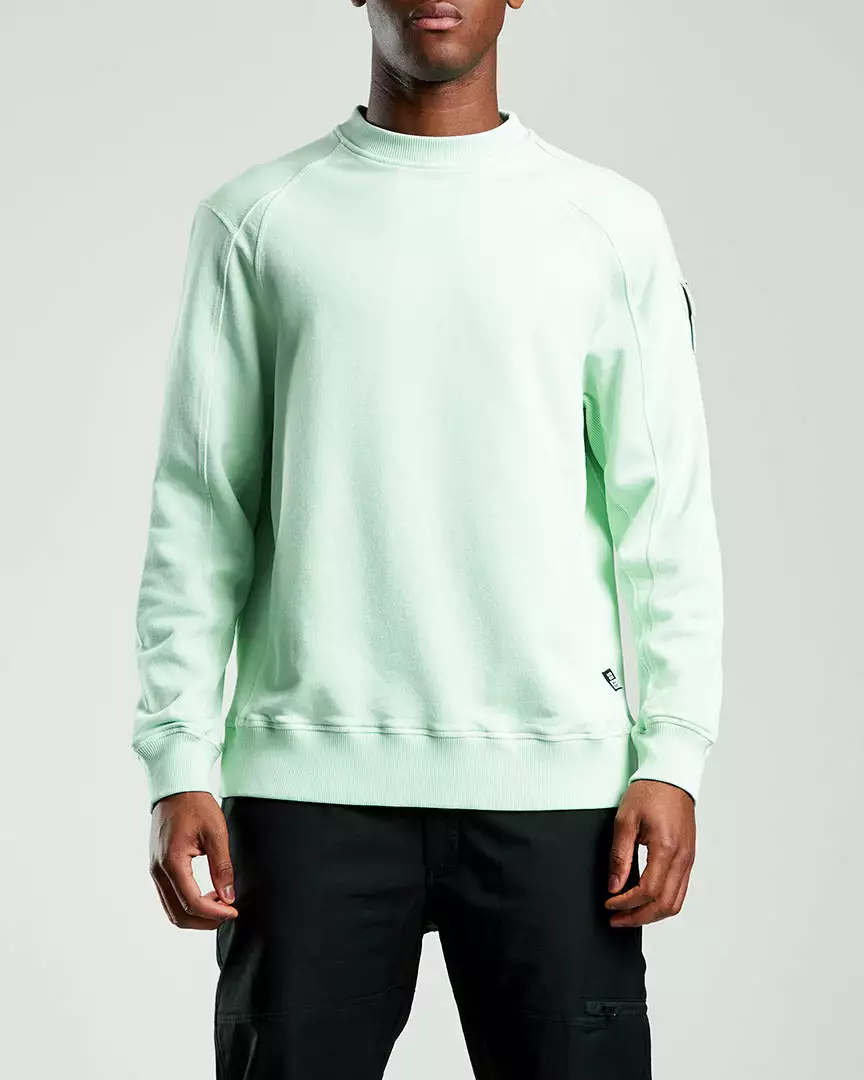 CREW SWEAT LIGHT GREEN Light Green 2 CREW SWEAT LIGHT GREEN Light Green - Image 2