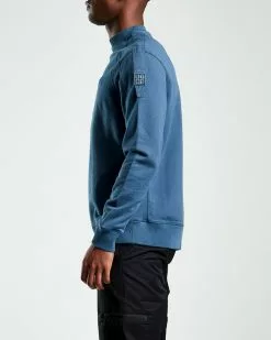 CREW SWEATSHIRT Navy -clothing Shop ST46001 SS NAVY 004 1800x1800