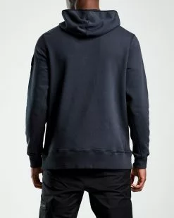 GLOBE POCKET HOODED SWEAT Black -clothing Shop ST47002 SS BLK 033 1800x1800