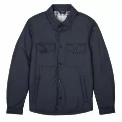 ALASKAN SPRING OVERSHIRT Melton Blue